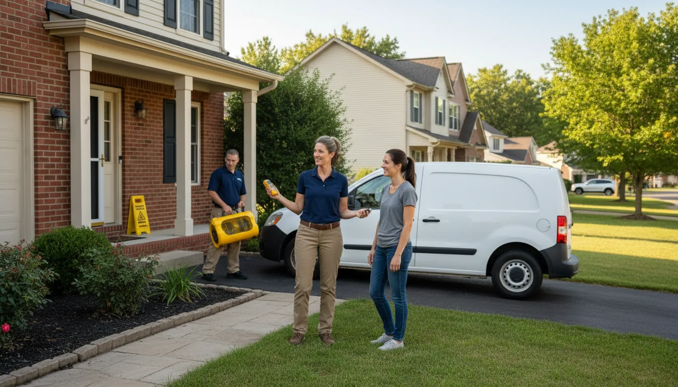 Water restoration image for Dehumidification And Cleanup Services in Rickreall, OR